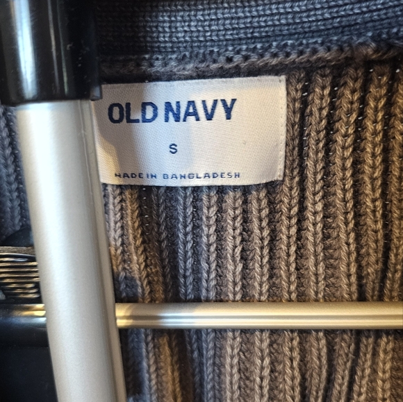 OLD NAVY - BUTTON-UP - CROPPED SWEATER - SMALL/MEDIUM - Picture 7 of 8